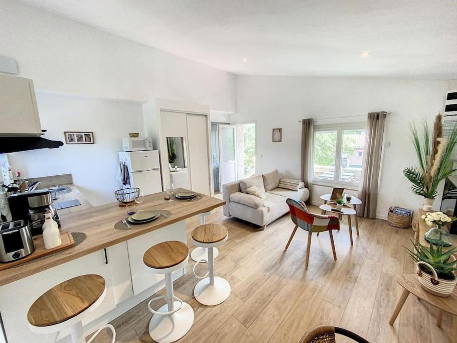Les Penates Du Pastel - Jardin & Terrasse Apartment Villefranche-de-Lauragais Exterior photo